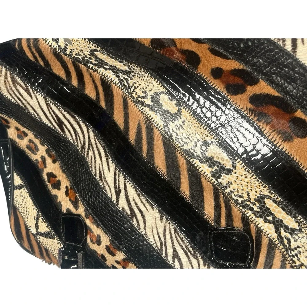 Rafe New York Animal Print, Black Animal Print, Handbag - Picture 10 of 16
